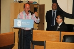 Burriana reconoce la labor del presidente de la Federació de Fogueres, Pedro Valera