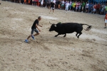 El segundo encierro de toros cerriles de Burriana se desarrolla sin incidentes