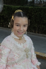 Marina Monferrer ya luce la banda de Reina Fallera Infantil de Burriana 2016