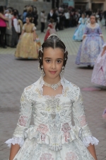 Marina Monferrer ya luce la banda de Reina Fallera Infantil de Burriana 2016