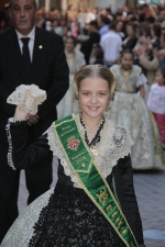 Marina Monferrer ya luce la banda de Reina Fallera Infantil de Burriana 2016