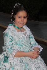 Marina Monferrer ya luce la banda de Reina Fallera Infantil de Burriana 2016