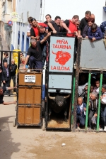 Recta final de las fiestas de la Llosa con el traslado de Sant Vicent y los días de las peñas taurinas