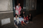Los niños y niñas de Borriana participan en el taller de fanalets durante las Fiestas de la Misericordia