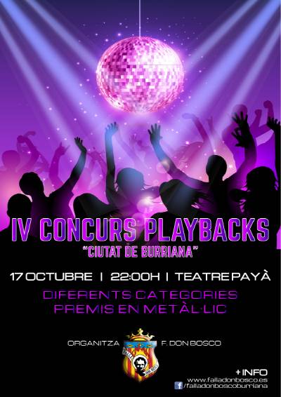 La Falla Don Bosco abre las inscripciones para el IV Concurs de Playbacks Ciutat de Borriana