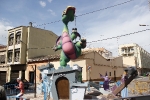La calles de Burriana exhiben los 38 monumentos falleros