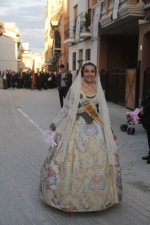 La Vall despide las fiestas patronales en honor con la procesión de Sant Vicent