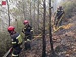 Los esfuerzos se centran en contener el avance hacia la Serra d'Espadà en un incendio que aún no está controlado