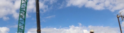 Retiran la grúa instalada durante una década en una obra inacabada