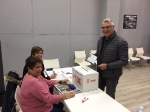 El candidato a la Secretaria General del PSPV-PSOE provincial, Pepe Lluis Grau, votando