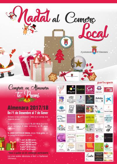 45 establecimientos participan desde el 1 de diciembre en la campaña comercial de Almenara