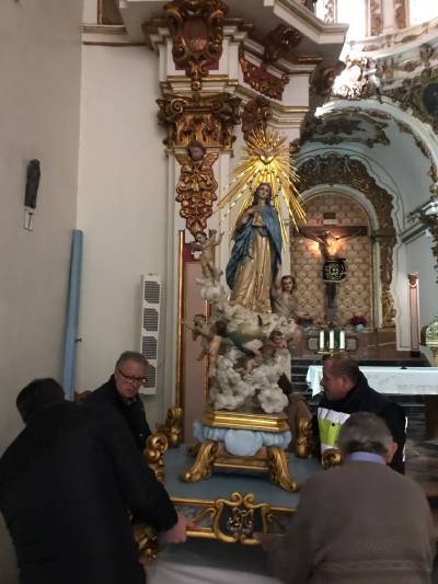 Trasllat de la Puríssima del Poble des de la basílica de Sant Pasqual