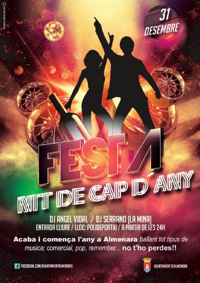 El Ayuntamiento de Almenara programa una fiesta para la nochevieja