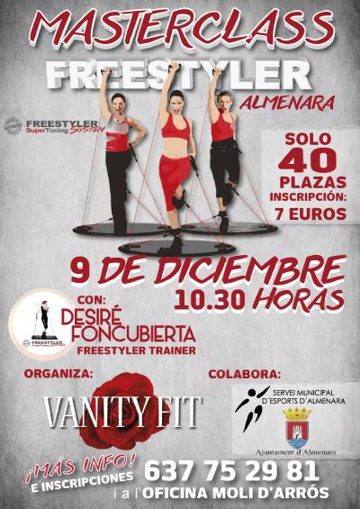 Almenara acull una màster class de freestyler