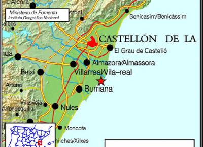 Burriana registra un terremoto