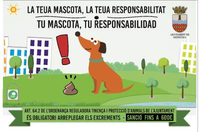 Moncofa multarà amb 600 € les persones que no arrepleguen els excrements de les seues mascotes
