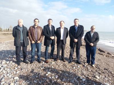 El delegat del Govern en la CV visita els treballs de Costes a Moncofa