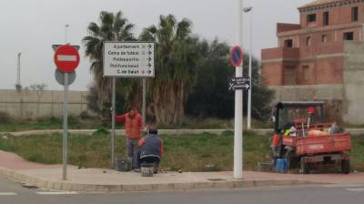 Moncofa renova i amplia la senyalització en carrers i camins rurals