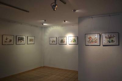 Pictograma acoge una exposición de humor gráfico de Dragan titulada ‘Selfie Magdalena 2017’