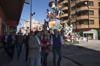 Fuster destaca el paper de la Falles com a “motor dinamitzador” de l'economia de Borriana