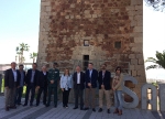 Moragues presenta el proyecto de remodelación de la Torre de Sant Vicent de Benicàssim que hará visitable el monumento para los turistas