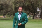 Sergio García luce la chaqueta verde del Master de Augusta en Borriol