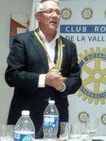 Vicent Aparici, nuevo presidente del Club Rotary La Vall