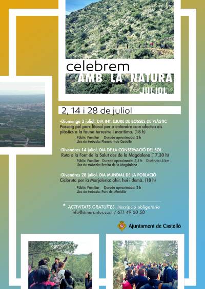 Castelló celebra el dia de la conservació del sòl amb una ruta i jocs per a totes les edats