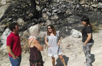 Reunión en Segorbe con la diputada autonómica Mónica Álvaro