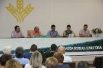 AYUNTAMIENTO Y ASOCIACIONES DESPIDEN AL DIRECTOR DE LA CAIXA RURAL DE ALCORA Y RECIBEN A SU SUCESOR