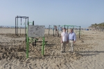 La playa de La Concha cuenta con una nueva instalación para realizar ejercicios ?workout? y de ?fitness?