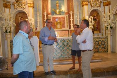 Ayuntamiento y Diputación colaborarán en la restauración del retablo de la ermita de la Virgen de la Paciencia