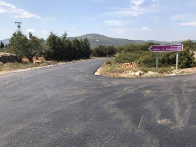 Asfalten l'accés a la Valltorta