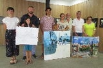 Juan Antonio Álvarez y María Salvador se alzan con el primer premio del concurso de pintura rápida de Sant Jordi