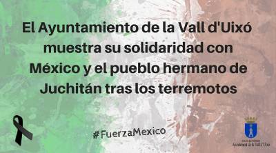 Muestra de solidaridad con el municipio hermanado de Juchitán (México)