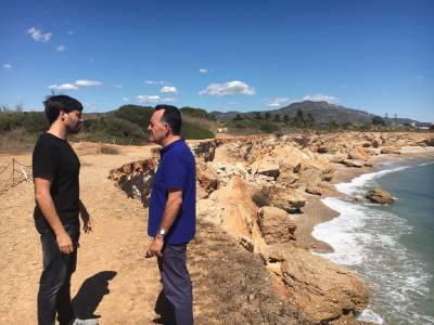 Artemi Rallo exige que la Dirección General de Costas rectifique y acometa las obras urgentes que siguen pendientes en el litoral de Vinaròs