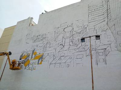 Benicarló s'embelleix amb el Museu d'Art Urbà