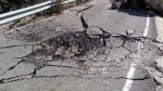 Un despreniment causa greus danys a la pista de la Belluga