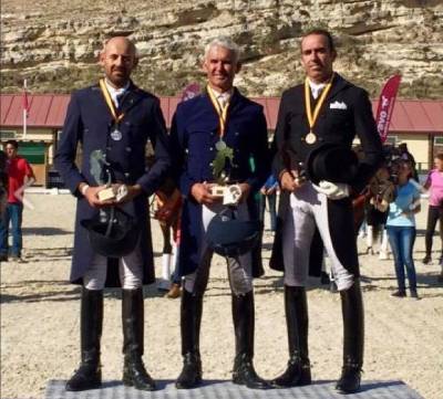 El tirijà Tomás Caudet, medalla de plata en el Campionat d'Espanya de doma clàssica