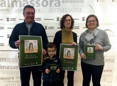 Foguera i Matxà per a honrar a Sant Antoni a Almassora
