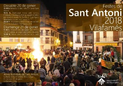 Vilafamés última els preparatius per a la festa de Sant Antoni