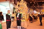 Castellón promociona la Magdalena en Fitur con una gaiata y el avance de fiestas en inglés y francés