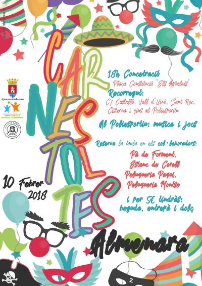 El carnestoltes d'Almenara arribarà el 10 de febrer carregat de novetats