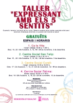 Talleres de expresión sensorial completan la programación de los centros sociales de Almassora