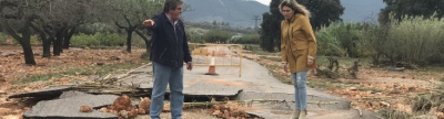 El Ayuntamiento de Valld’Albapedirá ayuda a la Generalitat Valenciana para afrontar los graves destrozos que la tromba de agua ha producido en los caminos