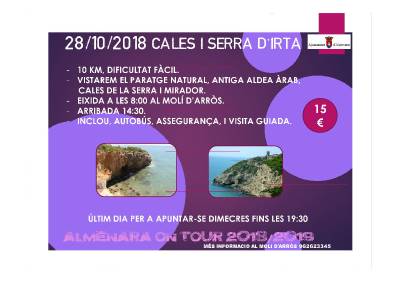 Almenara On Tour arribarà el diumenge a la Serra d'Irta