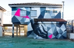 El artista Maseda deja su huella artística en el colegio de Vall d?Alba