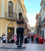 La plaça de la font d'Almenara s'ompli per a la master-class de