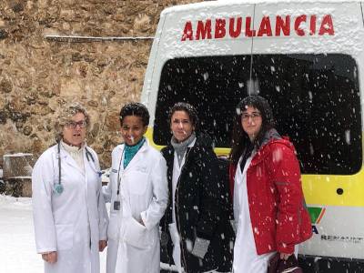 Sanitat amplía los equipos de guardia por nevadas en el interior de Castelló a los municipios de Vistabella y Catí