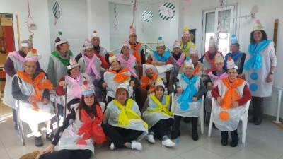 Carnaval en los centros de Alzheimer de Vinaròs y Nules